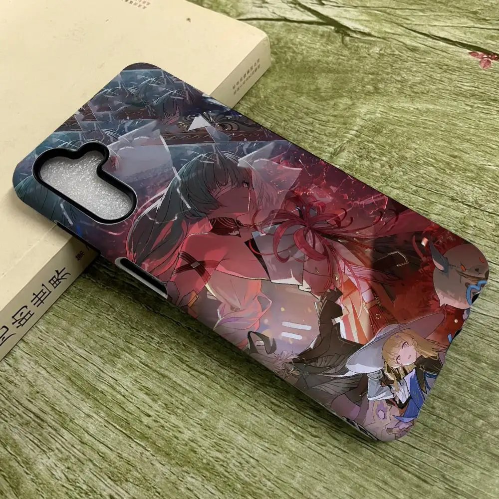 

Phrolova Phone Case For SamsungS25 Film Shell GalaxyS24Ultra 23plus S22 21 A56 36 26 16 Luxury Double Layer Cover