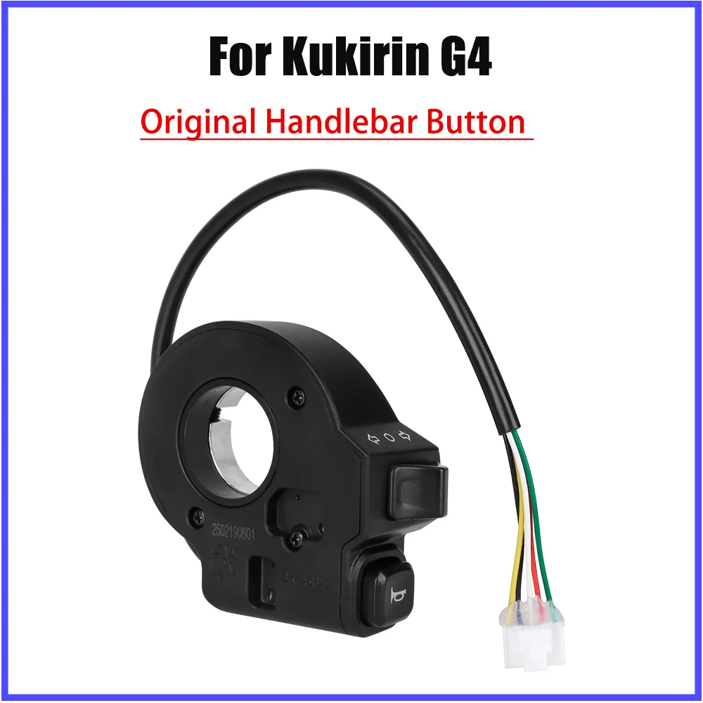 

Оригинальный переключатель на руле G4 для электрического скутера Kukirin G4, звуковой сигнал поворота, контроллер, аксессуары для переключателя