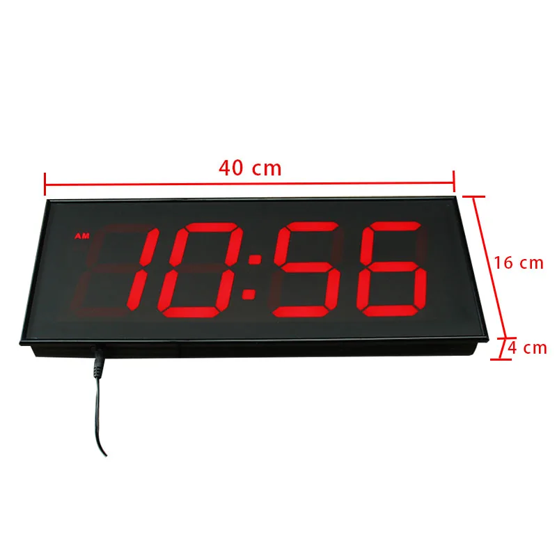 Wholesale Cheap LED 4 Digits Big Number Display Digital Red Wall  for Home Office
