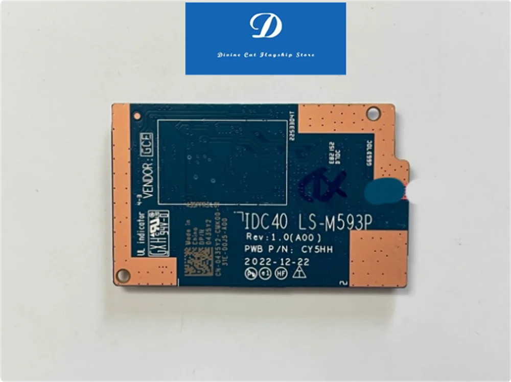 FOR Dell Latitude 7440 E7440 IDC40 LS-M593P Keyboard Board