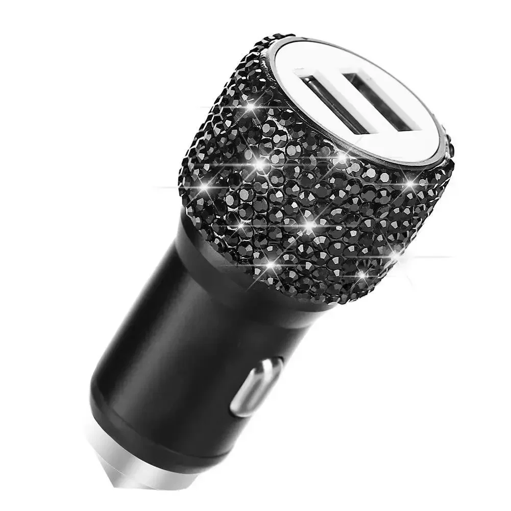 

Автомобильное зарядное устройство Bling с USB-портом, 5 В, а, 4 цвета