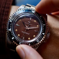 Men's Mechanical Watch Retro Sports Diving Watch Super Luminous Independent Design 40MM Watch