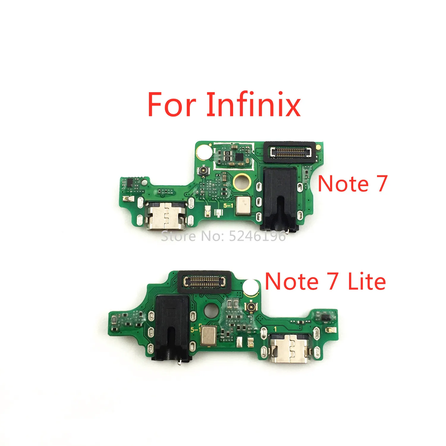 1 peça cabo flexível de carregador de porta de carregamento USB para Infinix Note 7 X690 Infinix Note 7 Lite X656 peça de substituição