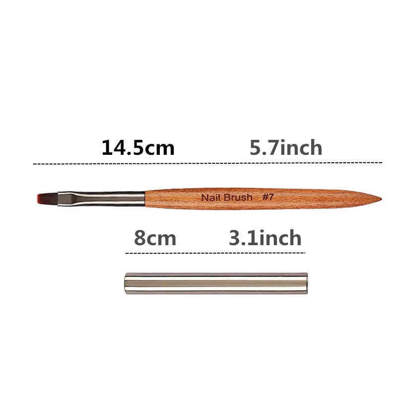 2 قطعة البتلة الثلاثي مسمار بطانة فرشاة مسمار اللوحة القلم الاكريليك الأشعة فوق البنفسجية هلام فرش كريستال أومبير مانيكير أداة فرشاة الأظافر