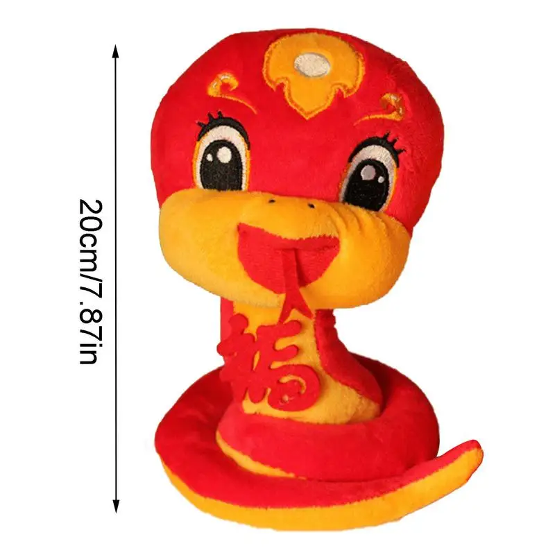 2025 ano novo chinês mascote tradicional dos desenhos animados cobra boneca de pelúcia pingente amarelo verde vermelho cobra pythons brinquedo de pelúcia decoração para casa