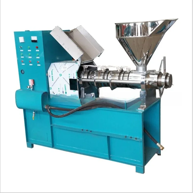 Ölpresse, vollautomatisch, kommerziell, Ölmühle, Schraubenpresse