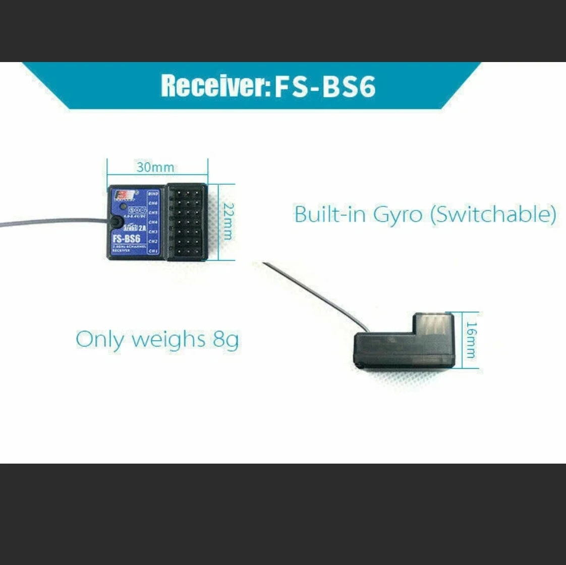 

Приемник Flysky FS-BS6 FS-BS3 FS-BS4 с гироскопической стабилизацией для пультов дистанционного управления Flysky FS-IT4S/FS-BS6/FS-BS4/FS-GT5