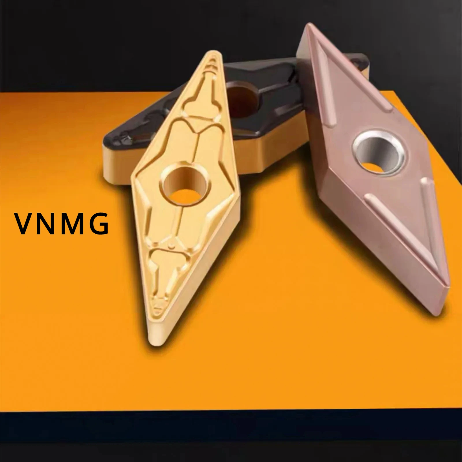 10pcs VNMG Carbide Turning Tool Cutting Inserts Rhombic Lathe Slot Milling Cutter Outer Round VNMG160404 VNMG160408 VNMG160412