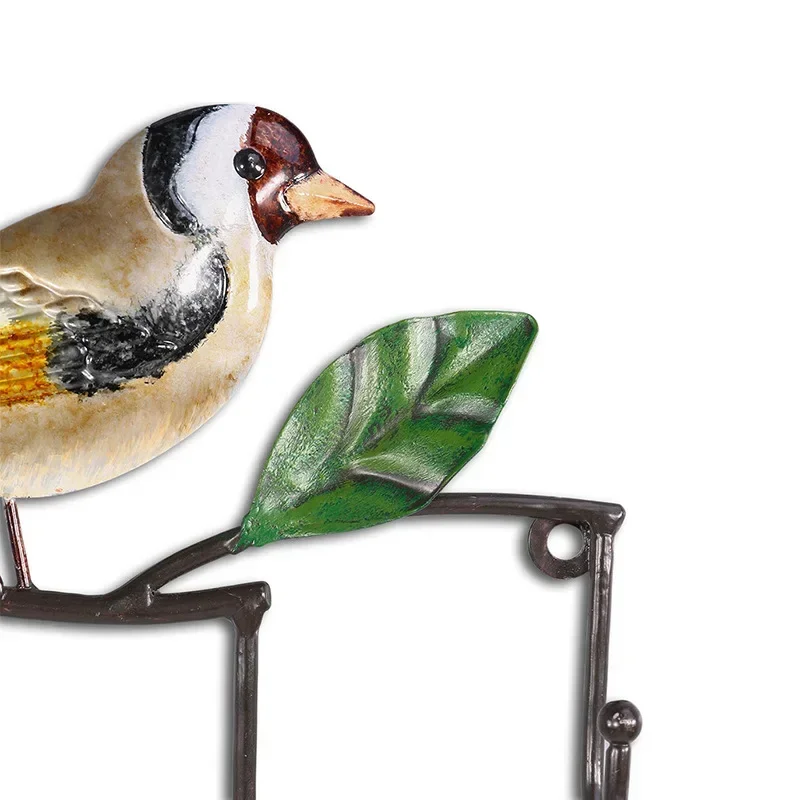 Resin Bird Hanger Wall Decorations Key Hanger,Kitchen Coat,Clothes,Towel Hooks,Hat,Handbag Holder