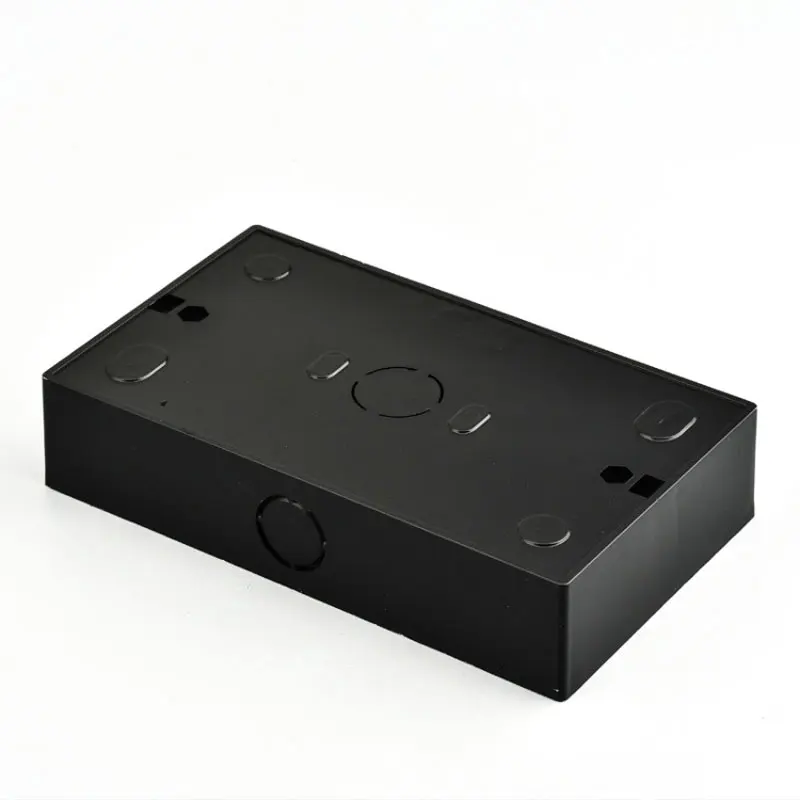 PVC 86 Bottom Box Switch Socket Junction Box Household Concealed Fire Retardant 146 Wall Surface Mounted Bottom Box Exposed Box