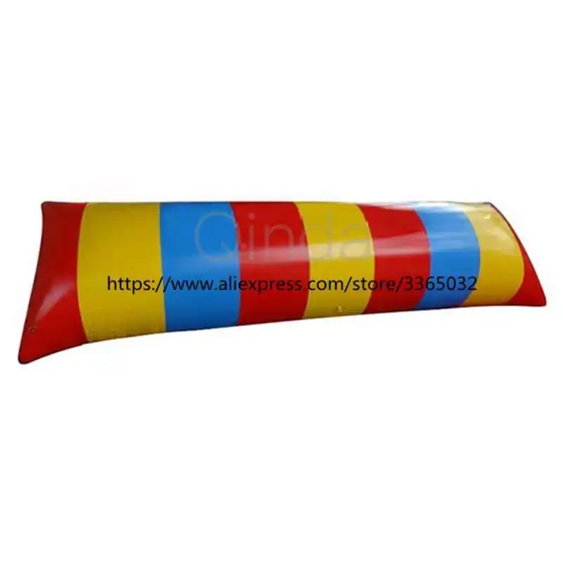Oreiller gonflable de saut de plage, prix bon marché, jouets blocs d'eau, sacs gonflables, catapulte d'eau à vendre