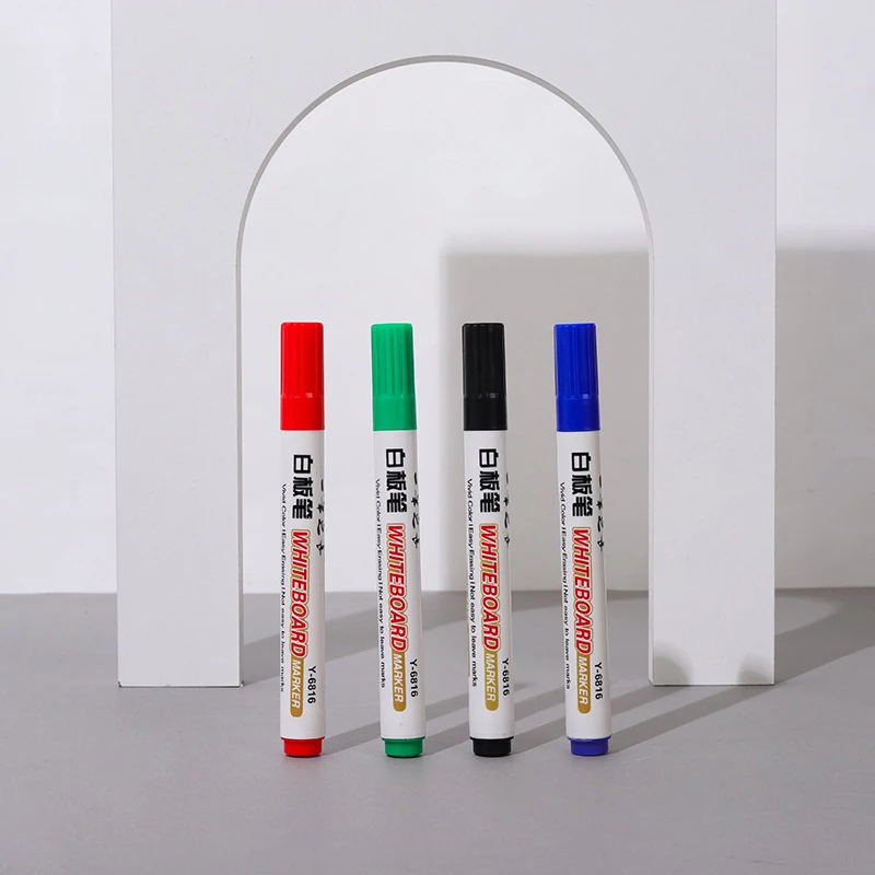 1/4/8 piezas de pluma pizarra negro blanco de marcadores de la escuela de los niños pluma de dibujo de la escuela suministros de oficina