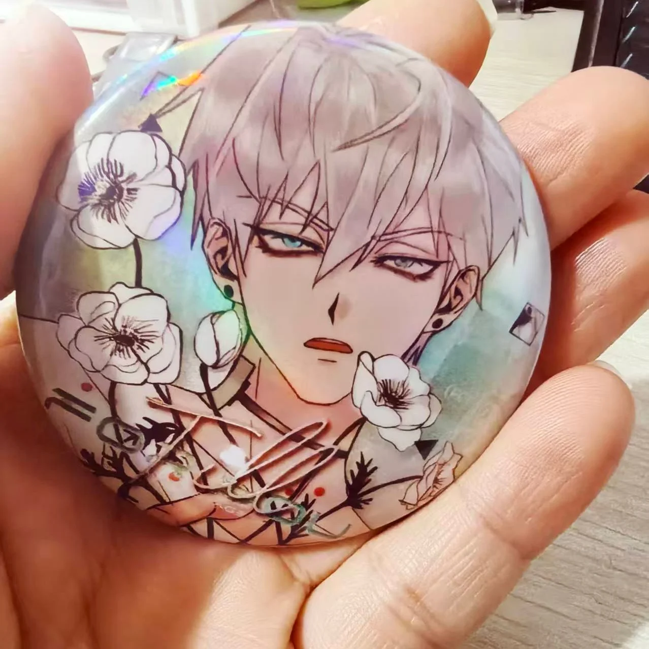 Anime Alien Stage IVAN TILL Okrągła Odznaka z Blachy Plecak Uczniowski Ubrania Kołnierzyk Odznaki Przypinki Broszki Akcesoria Dekoracyjne