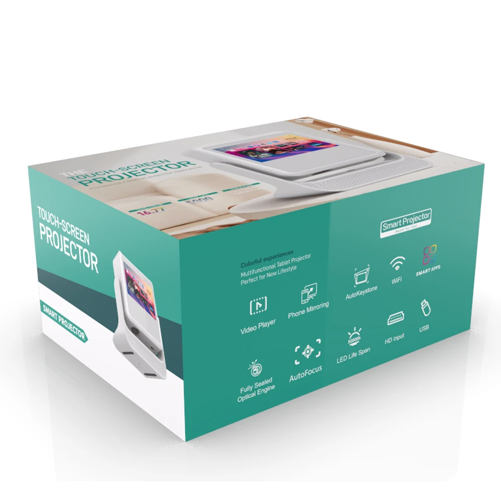 ZXY LONNST C3 Touch Pad Projector with Touch Screen Built-in