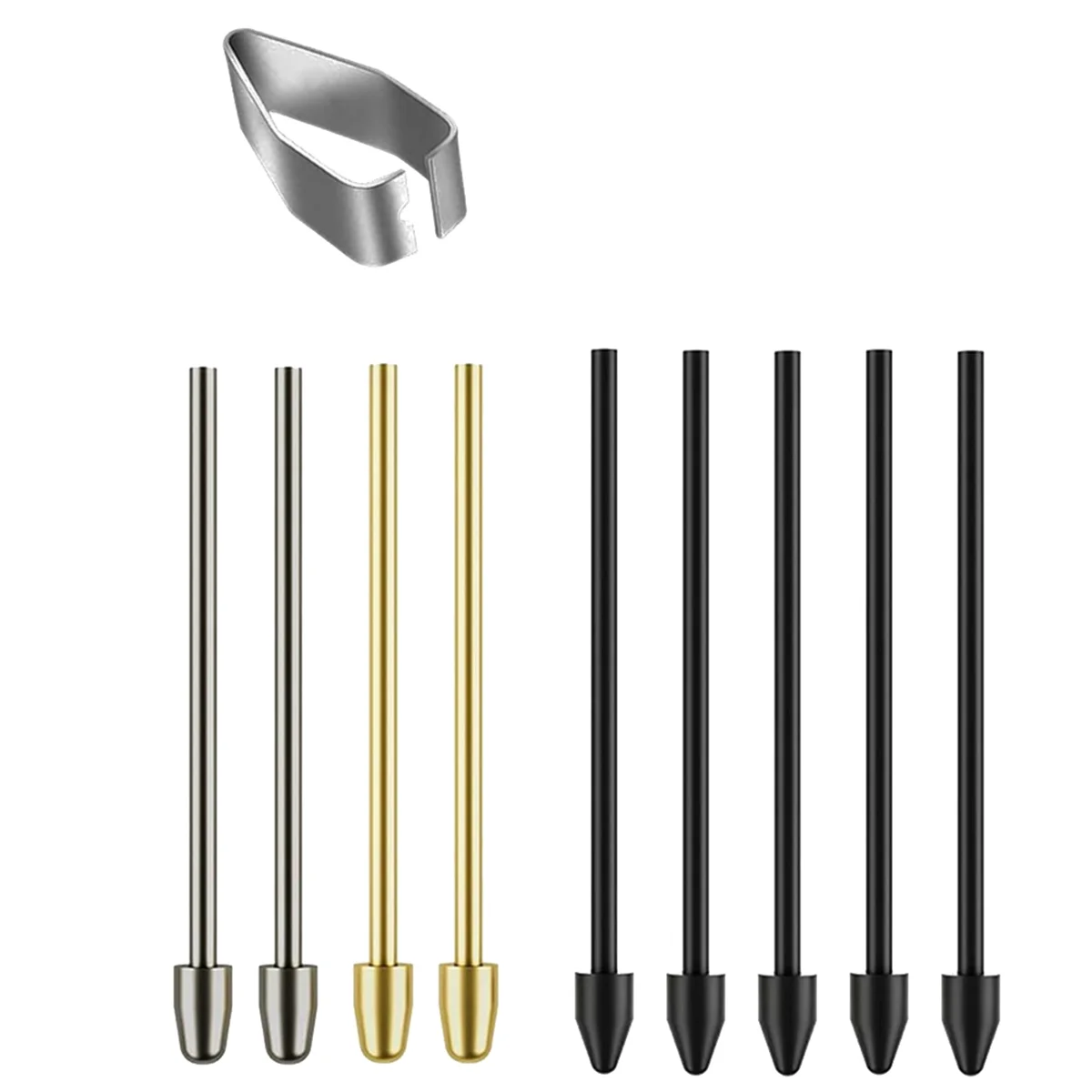 

ABGV Metal Nibs/Tips Replacement Tips for 2, Pen Tips for Marker 1/2 Stylus Marker Pen Plus