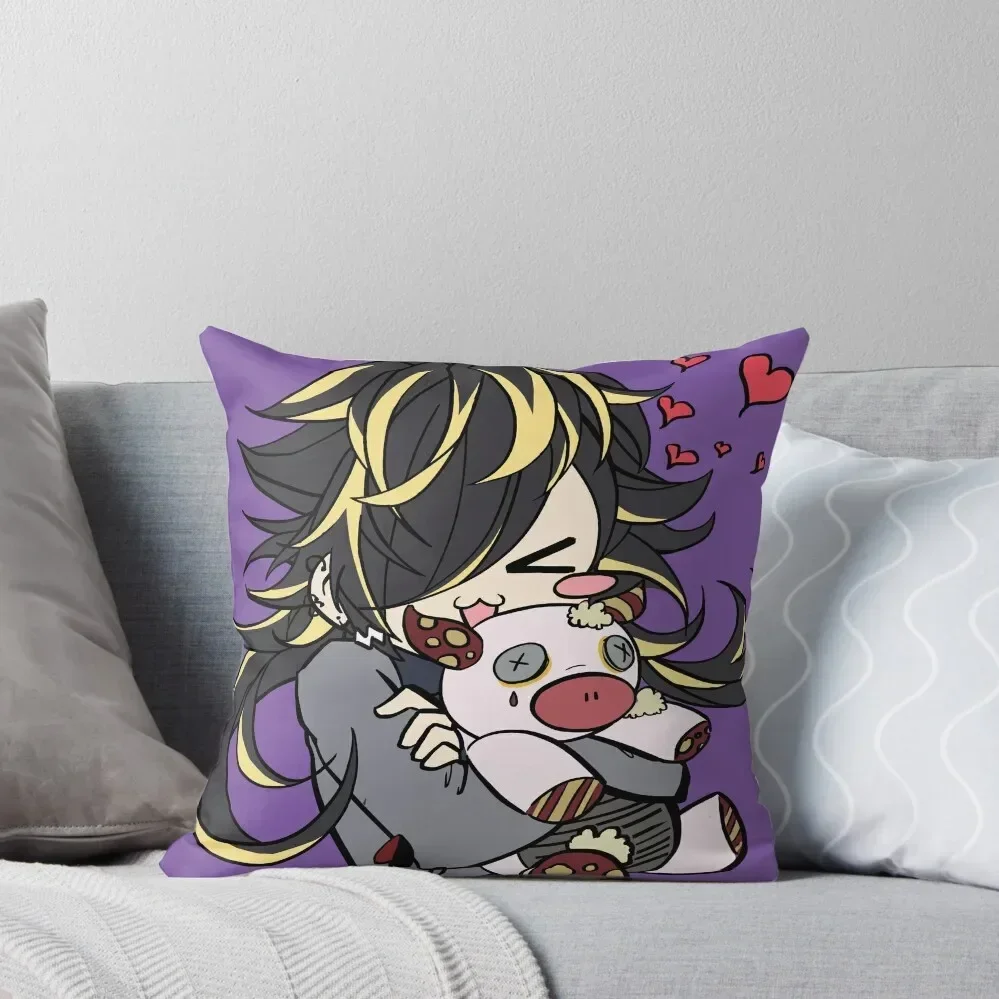 Jyushi & Amanda (Hypnosis Microphone) Throw Throw Pillow christmas ornaments 2025 Pillow Cases Decorative pillow case