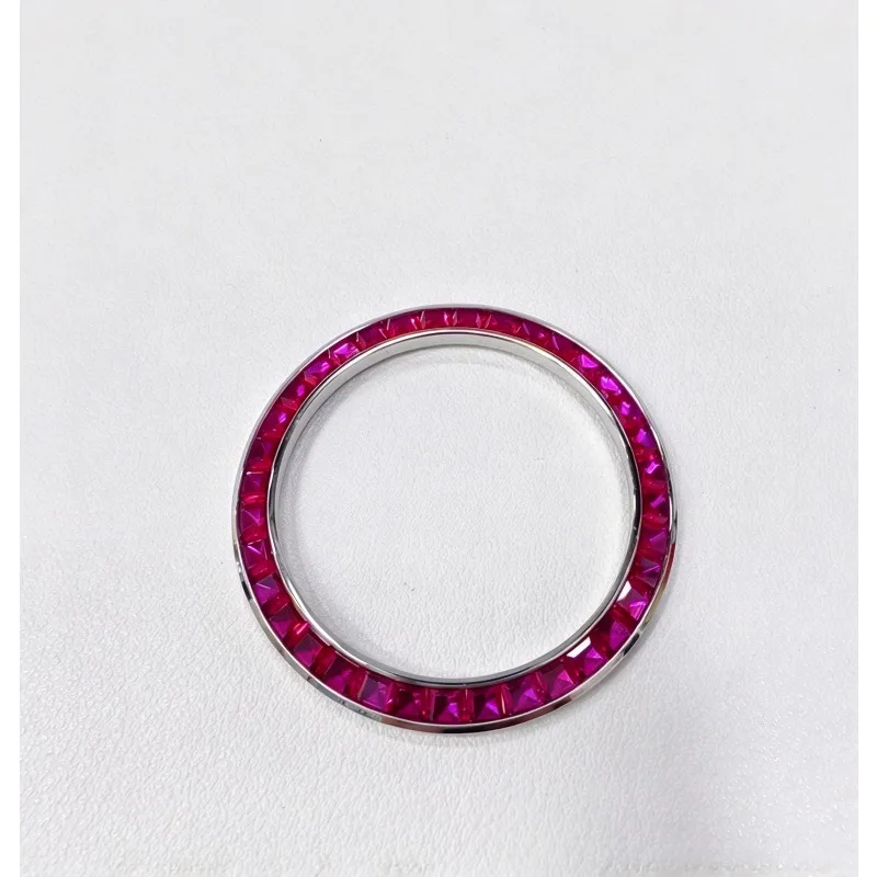For 38.5mm Outer 30.5mm Inner Watch Bezel Ring Diamond Bezel Insert Replacement Part