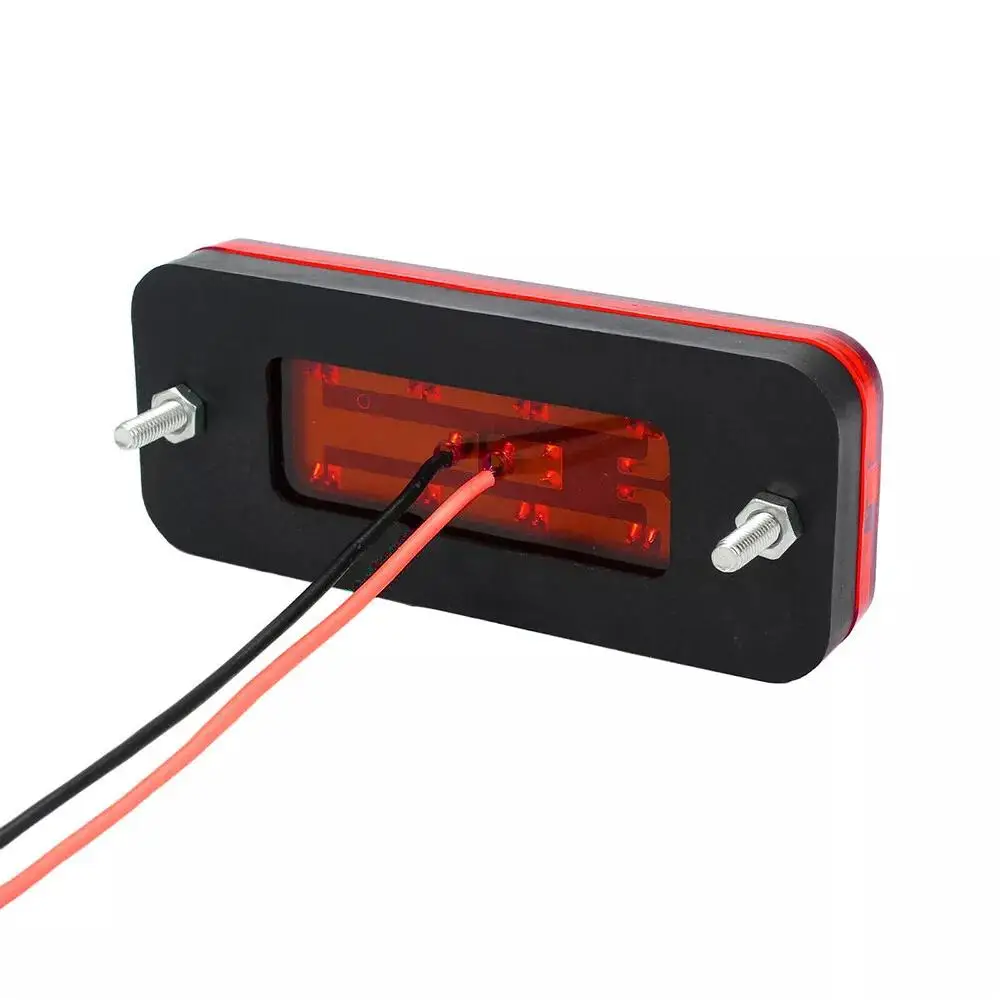 

4 шт. красный 8 светодиодный боковой габаритный фонарь, габаритная лампа 12 В, универсальный для автомобиля, грузовика, прицепа, грузовика, внедорожника, UTE, пикапа, лодки