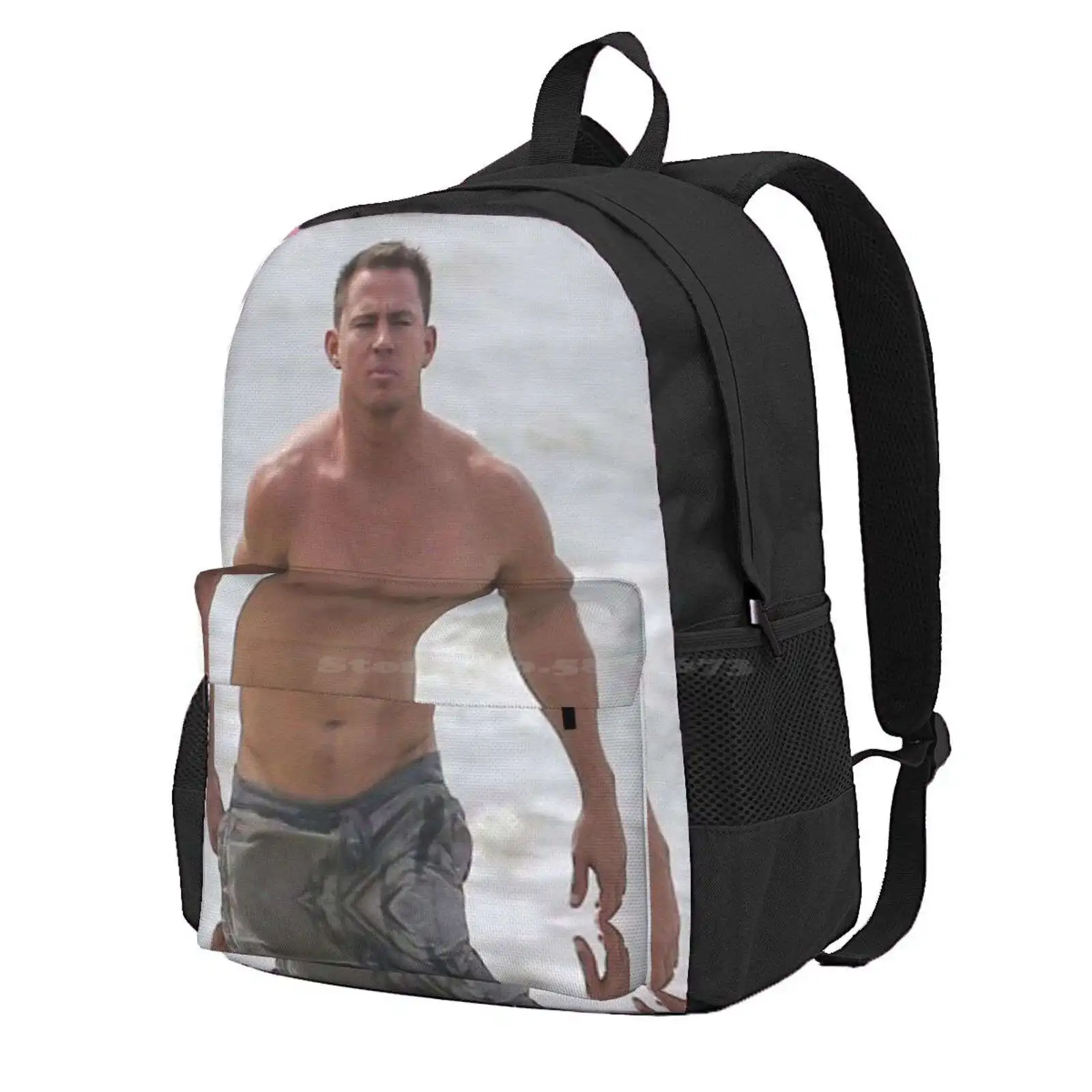 

Channing Tatum Hot Sale Schoolbag Backpack Fashion Bags Channing Tatum 21 Jump Street G I Joe Kingsman Good Boy Shirtless Beach