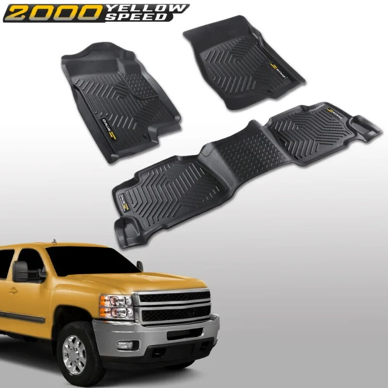 

United States Floor Mats Fit For 07-13 Chevrolet Silverado/gmc Sierra 1500 Waterproof Liners