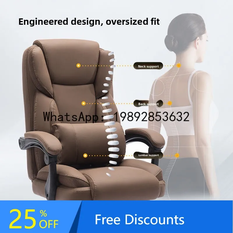 CZ Adjustable Ergonomic Chair for Long Sitting, Reclining Gaming Sofa, Study Office Reclining Chair, Office Chair