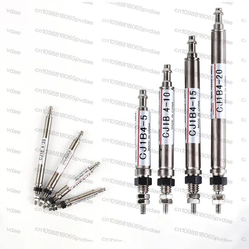 Tool Parts CJ1B Single acting spring return Mini Cylinder CJ1B4-5/10/15/20 -SU4 Direct 4mm tube air Pneumatic Cylinde
