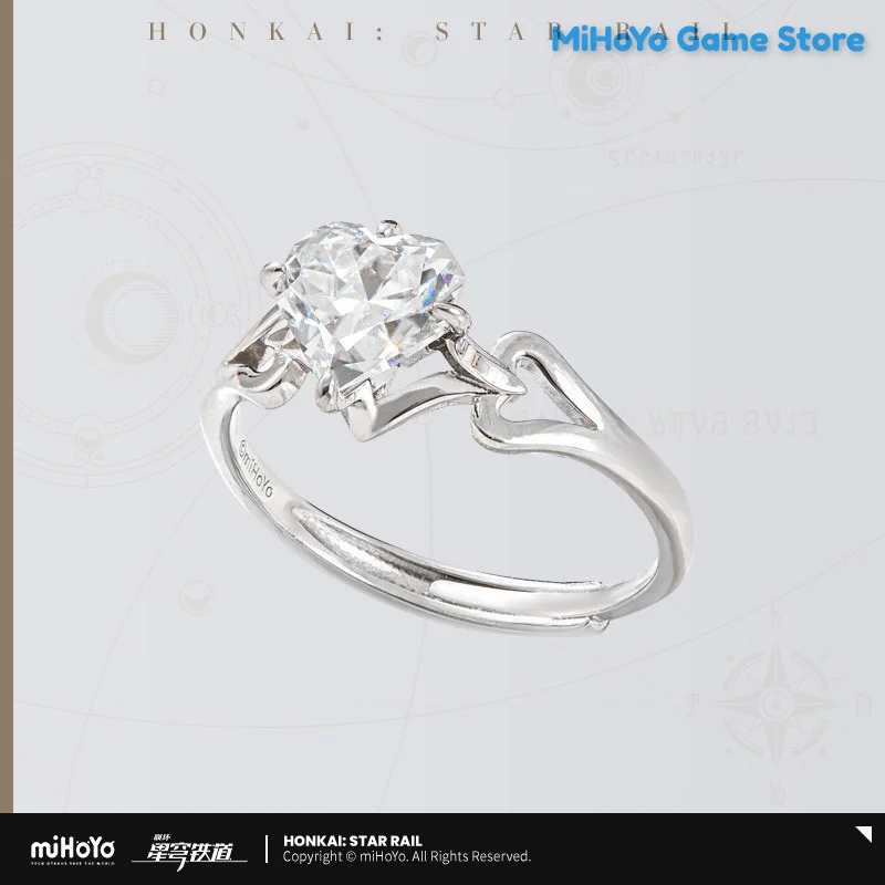 

[Original] Cyrene Ring Honkai Star Rail Cyrene Theme Ring Accessories Doujin Cosplay Cyrene Love Ring Game Birthday Gifts