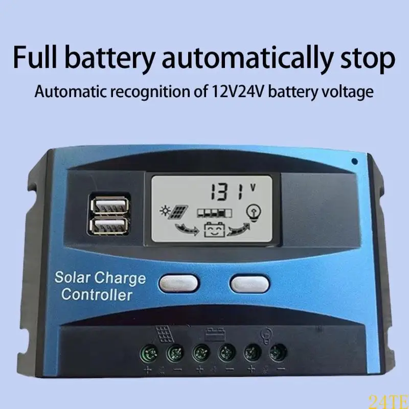مُتحكم شمسي ذكي 24TE: تحليل شامل لأداء وفعالية مُتحكم الشحن والتفريغ التلقائي 12V/24V