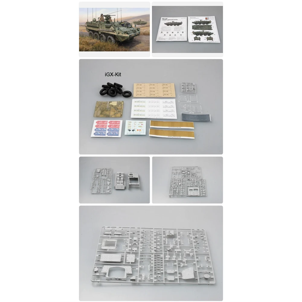 

Конструктор Trumpeter 00397: Модель командного автомобиля M1130 Stryker в масштабе 1/35, пластиковый набор для сборки, военная игрушка-подарок