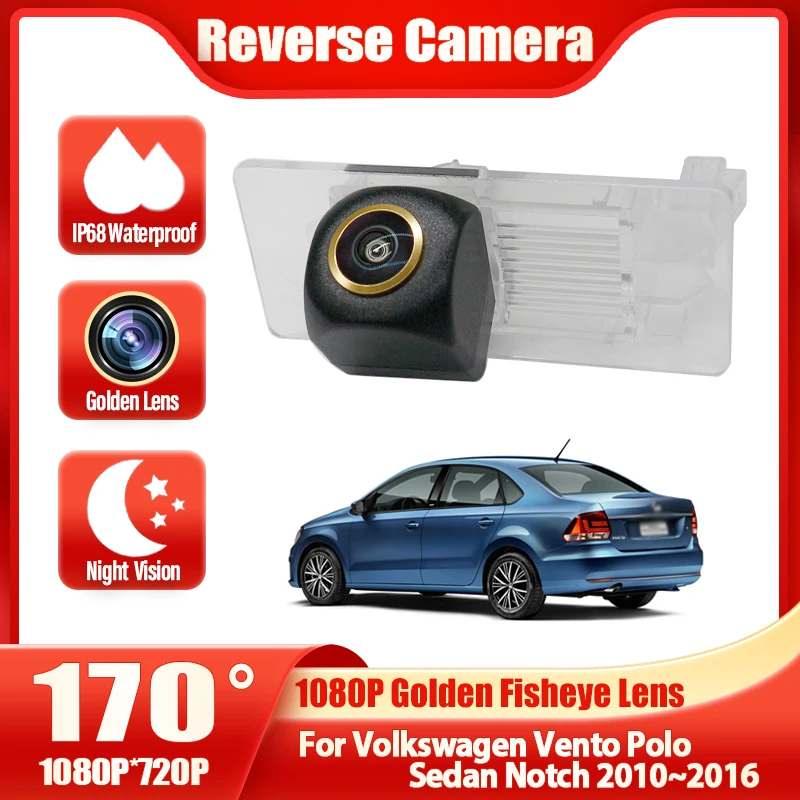 

Rear View Camera CCD Full HD Waterproof Parking Camera For Volkswagen Vento Polo Sedan Notch 2010 2011 2012 2013 2014 2015 2016
