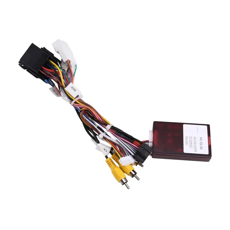 A13Z-Car 16Pin Wiring Harness Adapter For KIA K7 Carnival KX5 Sonata IX45 HY-SS-04/RP1-HY-002- Canbus Box Power Cable
