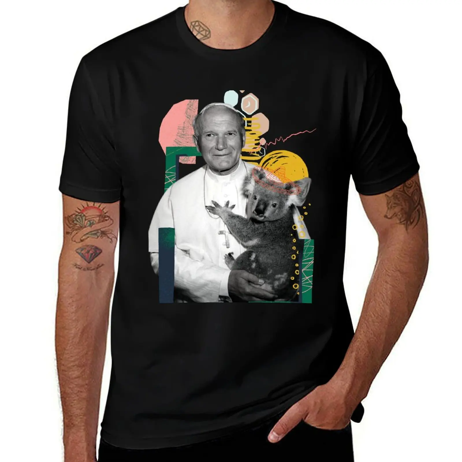 

John Paul II T-Shirt t shirt man casual t shirts for man graphic tees T-Shirt