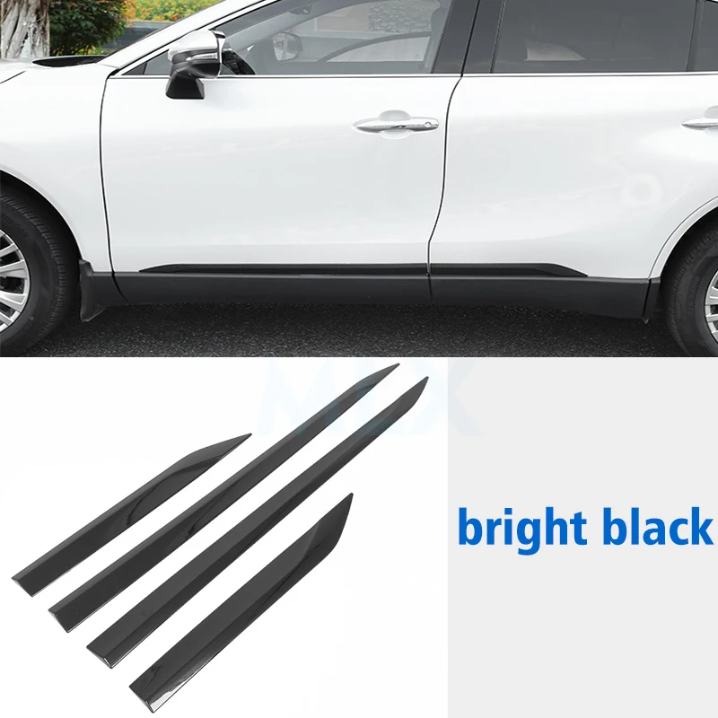 FOR Toyota HARRIER XU80 2021-2023 Door edge plating decorative strip Body trim anti-collision strip broght strip Car Accessories