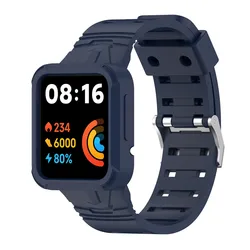 Pulseira à prova de choque para Relógio Redmi 2 Lite / Mi Relógio Lite Relógio POCO Redmi Horloge 2 Pulseira Desportiva Correa