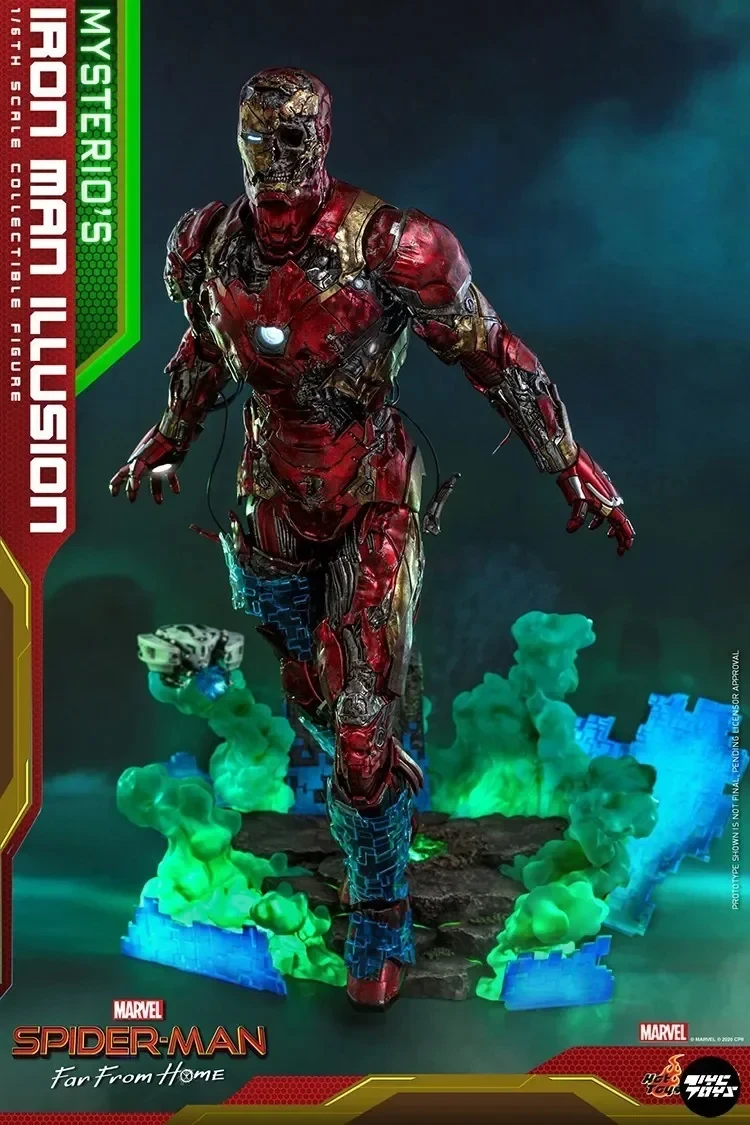 In Stock HOTTOYS 1/6 MMS580 Zombie Iron Man Mysterious Guest Phantom Action Figure Model Toys