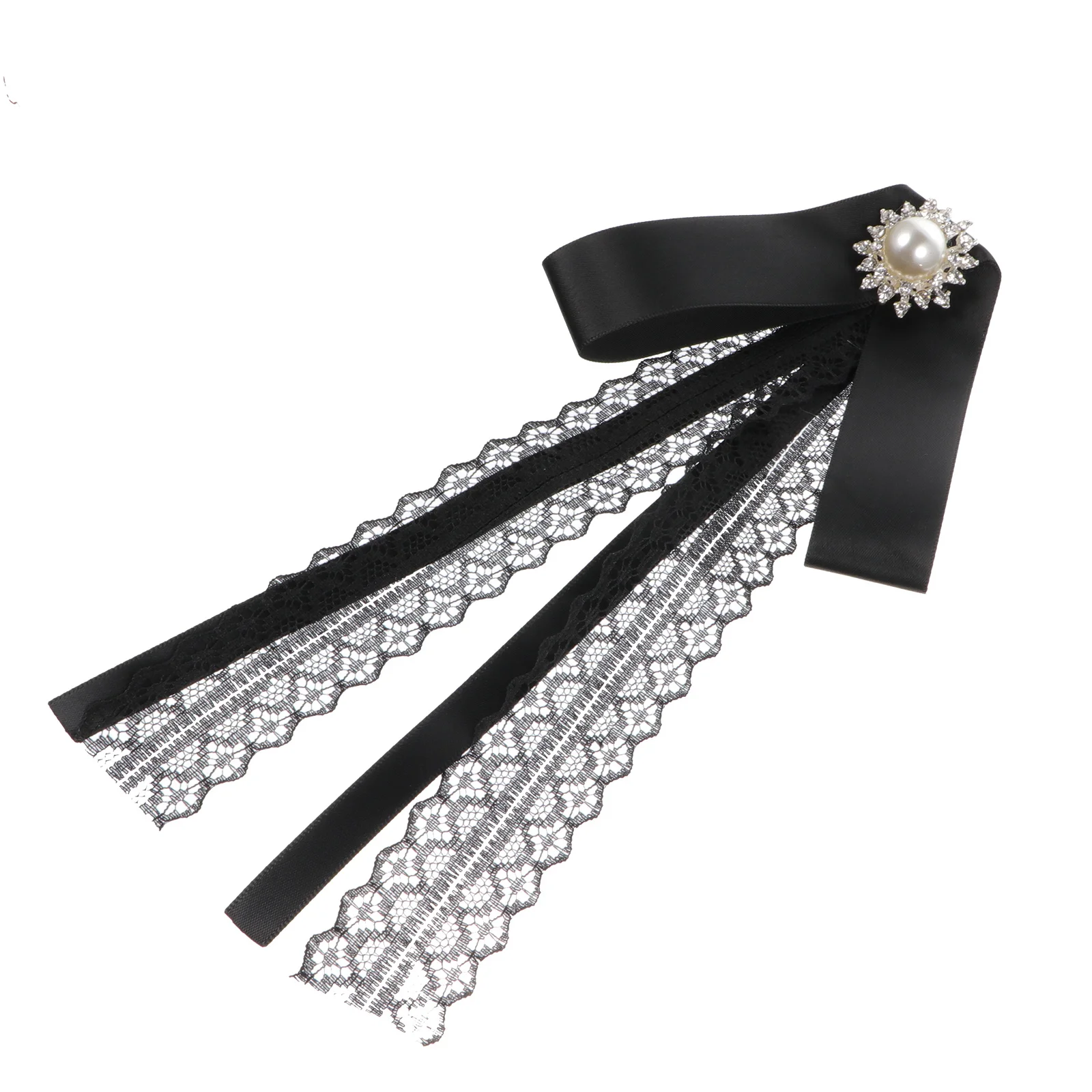 

Butterfly Brooch Symmetrical Design High Quality Material Stylish Neck Accessory For Women Shirt Skirt Collarless Wear