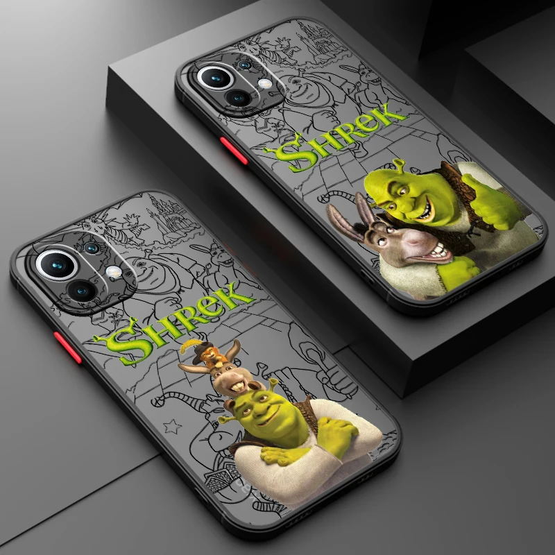 Movie Anime S-Shreks Art Case For Samsung A73 A72 A71 A53 A52 A51 A42 A33 A32 A31 A30 A23 A22 A14 A13 A12 4G 5G Transparent Capa