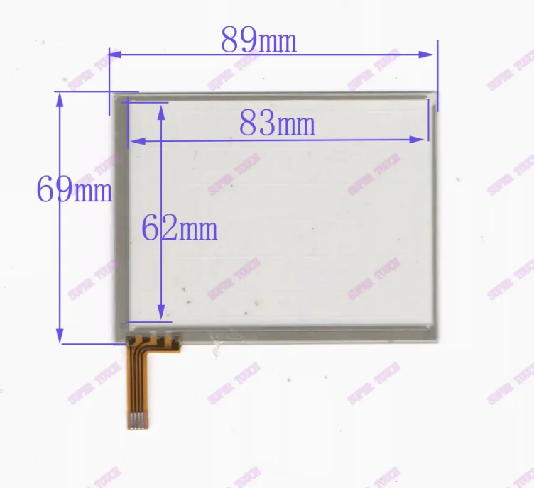 

4.0-inch four wire resistor touch external screen handwriting screen 89 * 69 collector digital universal screen