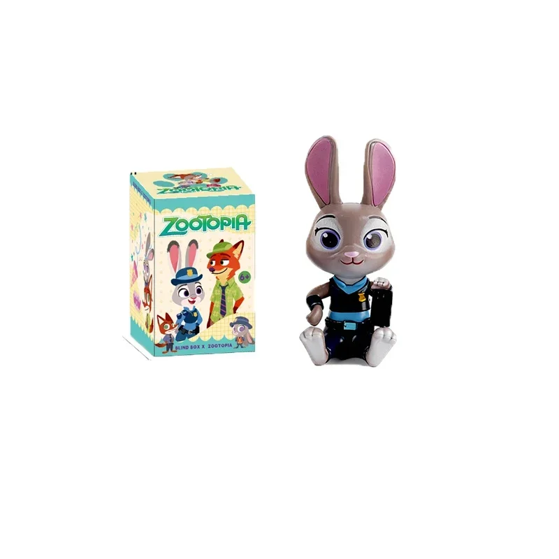 

В наличии, хит продаж, 6 шт., Zootopia Judy Nick Flash Finnick Chief Bogo, слепая коробка, экшн-фигурка, игрушки, фигурка Zootropolis, кукла для детей