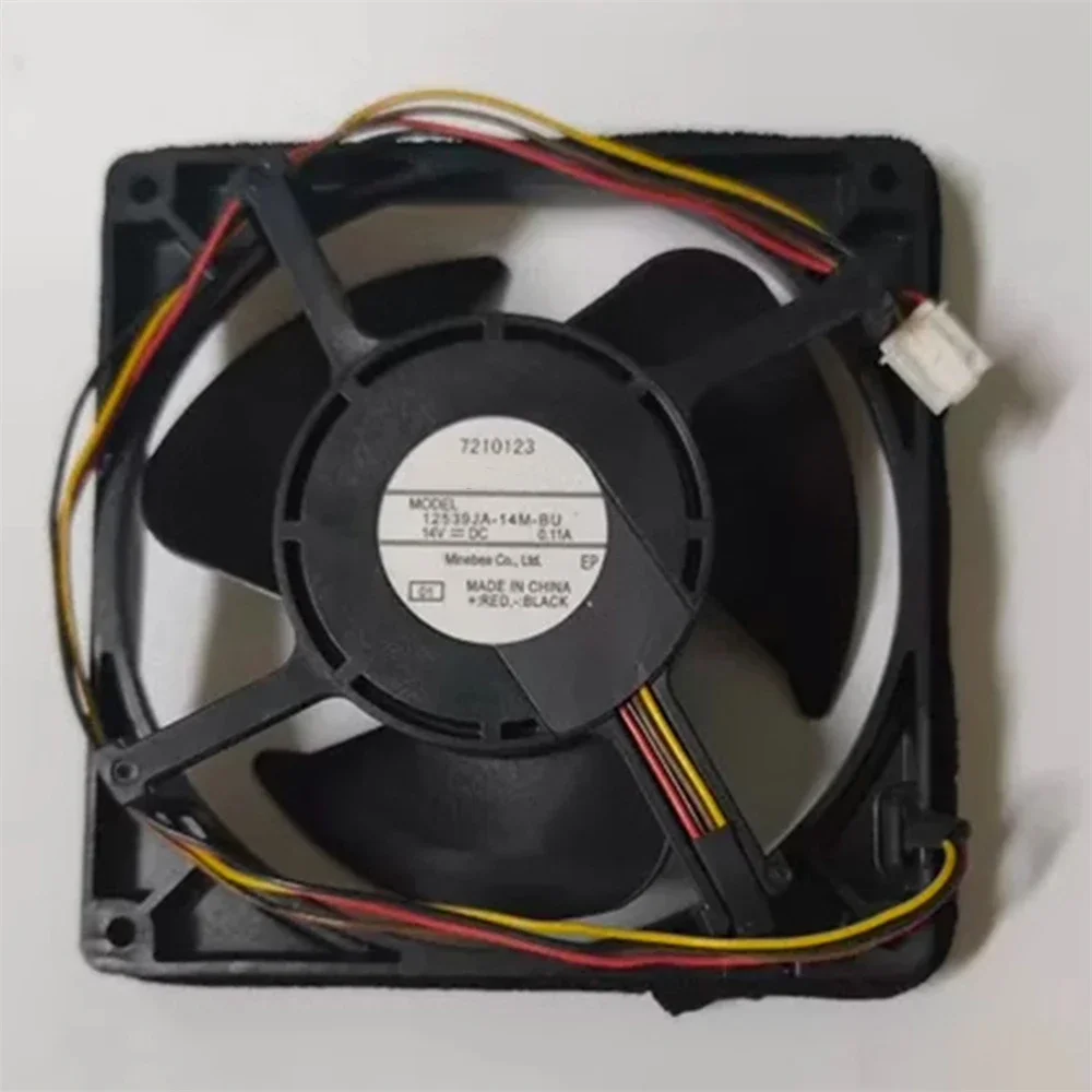 

1pc Replacement Cooling Fan 14v 0.11A 12.5cm Fridge Cooler 12539JA-14M-BU for Toshiba Refrigerator Repair Parts