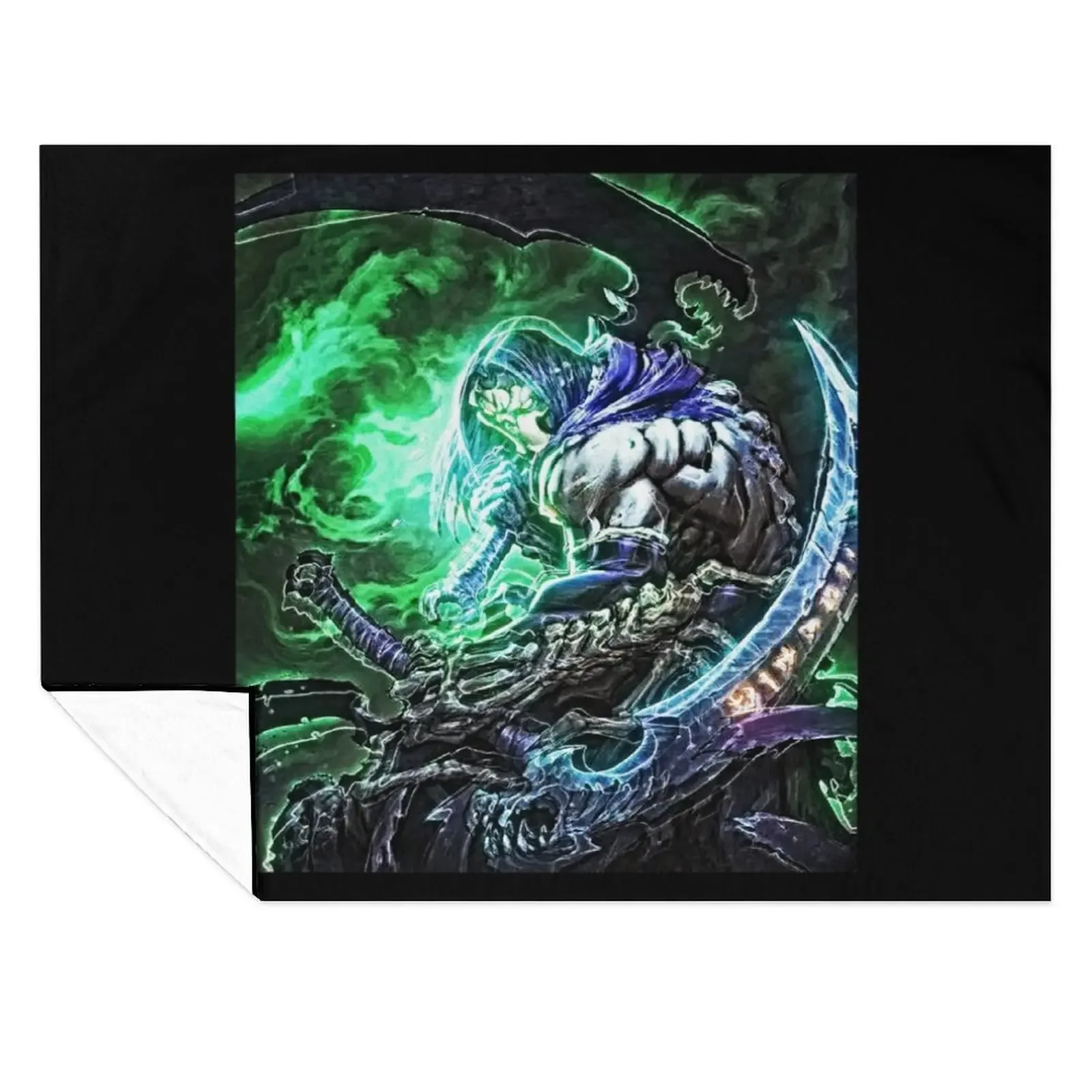 

Darksiders - Death - Soul Harvest Throw Blanket halloween Cute for sofa Vintage Blankets