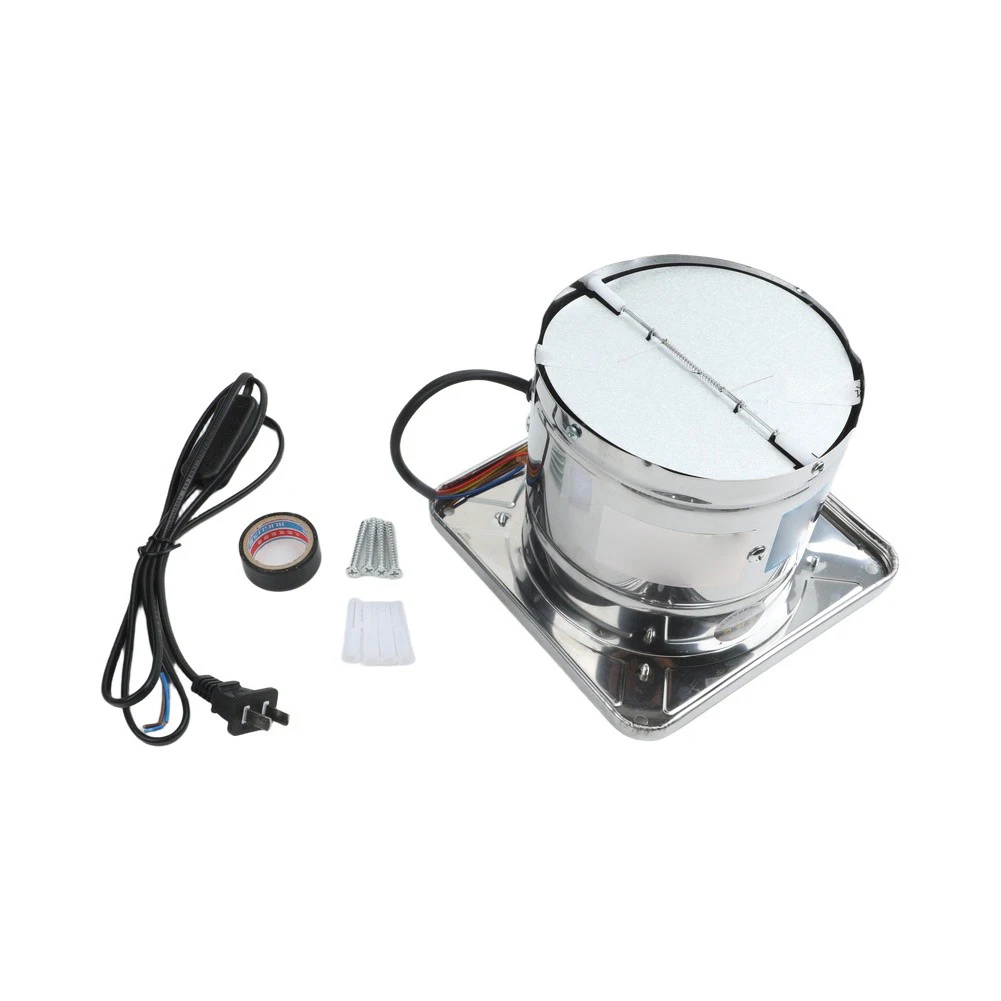 Stainless Steel for exhaust Fan Wall Mount for Kitchen Bathroom Ventilation with Low Heat Generation and Long Life Motor