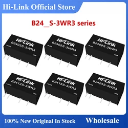 Hi-Link 10 teile/los Hersteller Kleine Größe Neue 3W 24V B2405S-3WR3 B2412S-3WR3 B2424S-3WR3 DC DC Nicht reguliertes Netzteil Modul