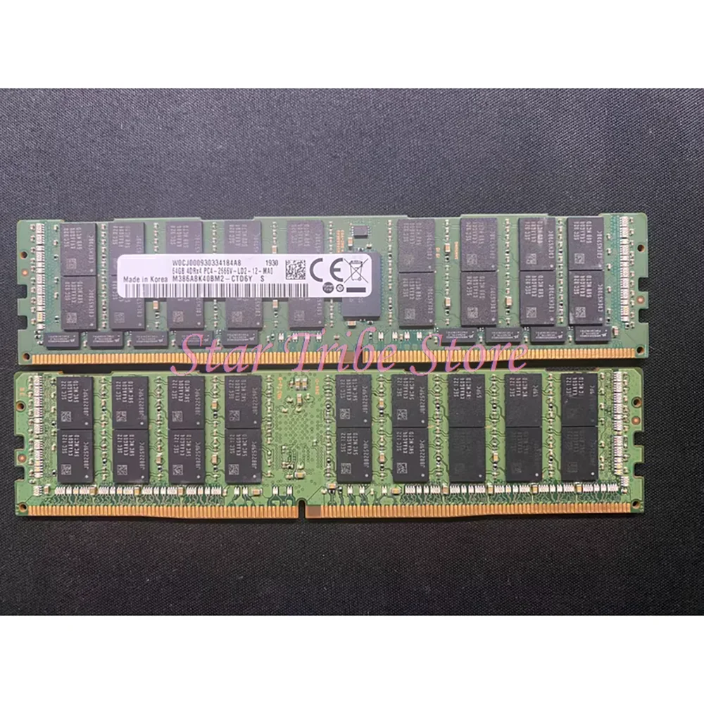 

1 шт. для Samsung RAM 64G 64 ГБ 4DRx4 DDR4 2666 PC4-2666V ECC LRDIMM M386A8K40BM2-CTD6Y серверная память M386A8K40BM2