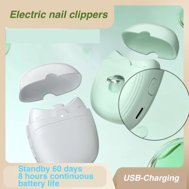 

Electric Automatic Nail Clippers With Light Trimmer Nail Cutter Manicure For Baby Care Scissor Pet nail clipper