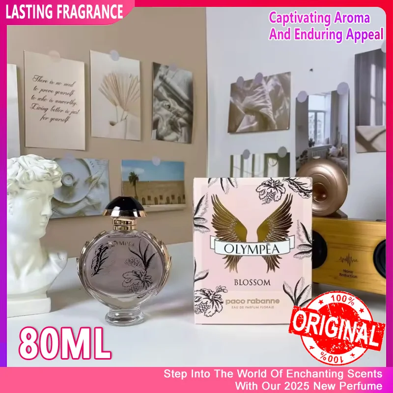 Hot Goddess Flower 80mlRabanne Olympea Blossom Niche Fragancia Perfumes de alta gama Perfume Ligero Spray corporal