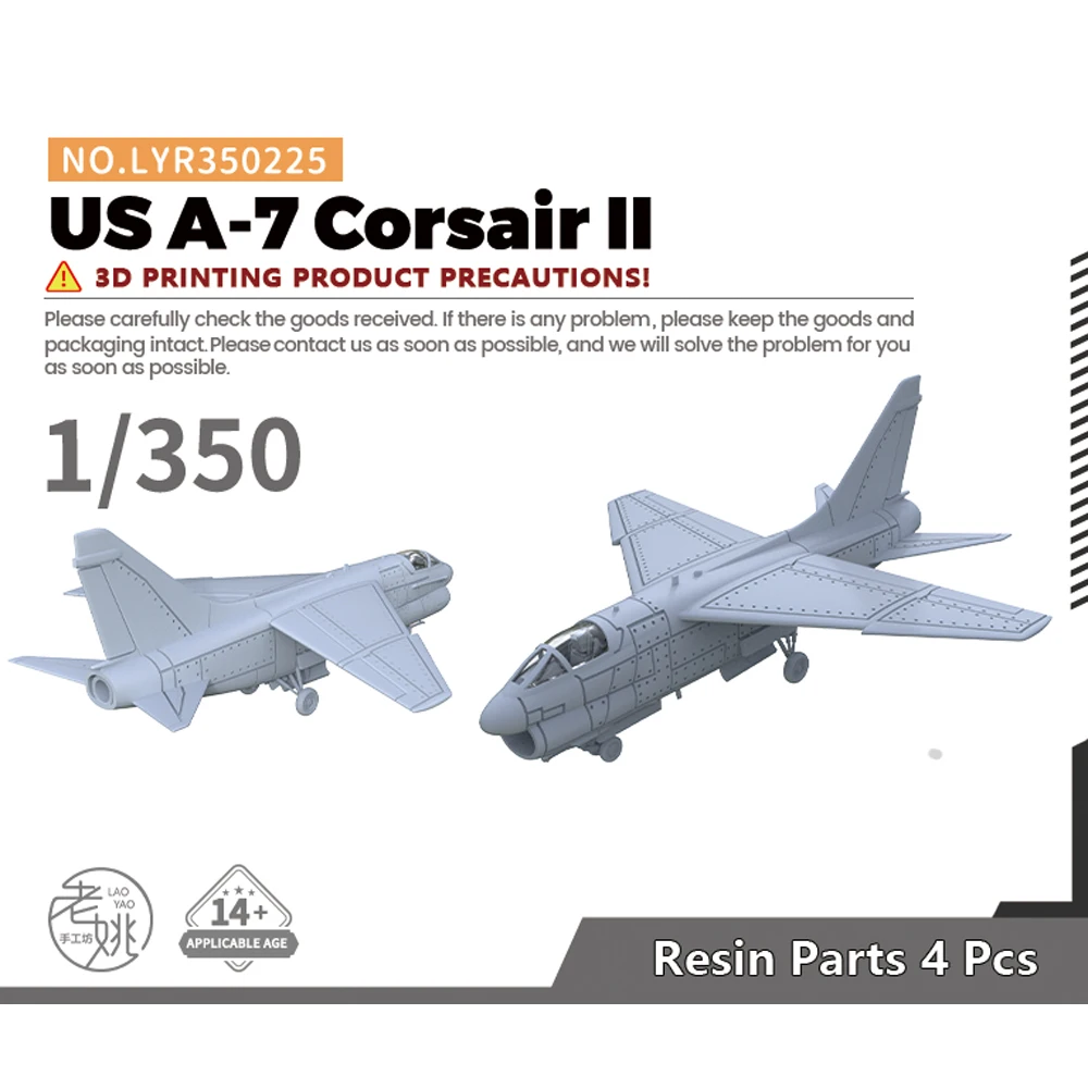 

Yao's Studio LYR225 1/350 Military Model Kit US A-7 Corsair II WWII WAR GAMES