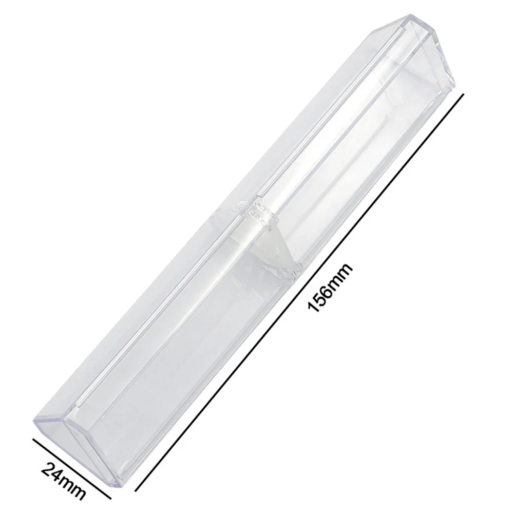 Storage Box Microblading Pen Box Case Dustproof For Desks Drawers Pen Holder Pencil Transparent Acrylic Practical