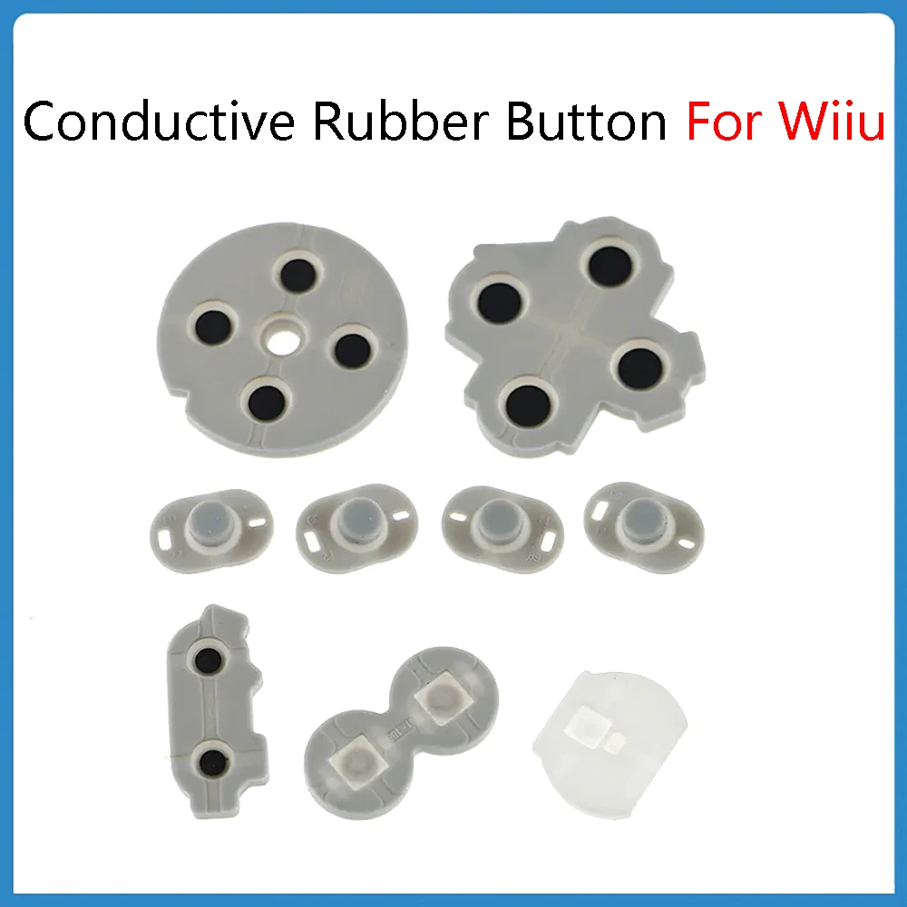 Conductive Rubber Button For Nintend Wiiu Wii U PAD Gamepad Controller Conductive Rubber Contact Pad Plastic Adhesive Button