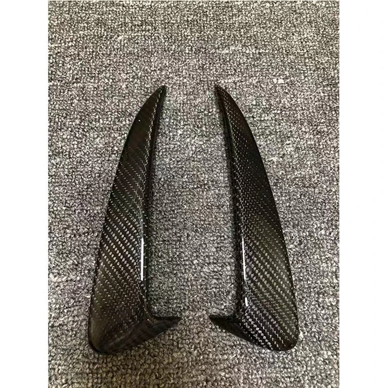 

For Mercedes Benz C-Class W205 2-door C63 AMG 2014 - 2018 2019 Carbon Fiber Rear Side Front Air Outlet Diffuser Spoiler